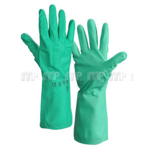 MP Green Nitrile Gloves L